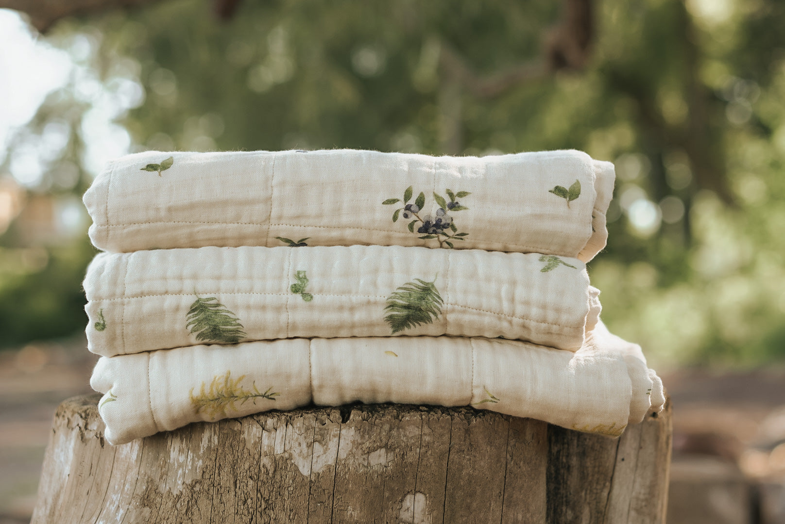 100% GOTS Certified Organic Cotton: Our muslin blankets are made from 100% organic muslin cotton certified by Global Organic Textile Standard (GOTS)