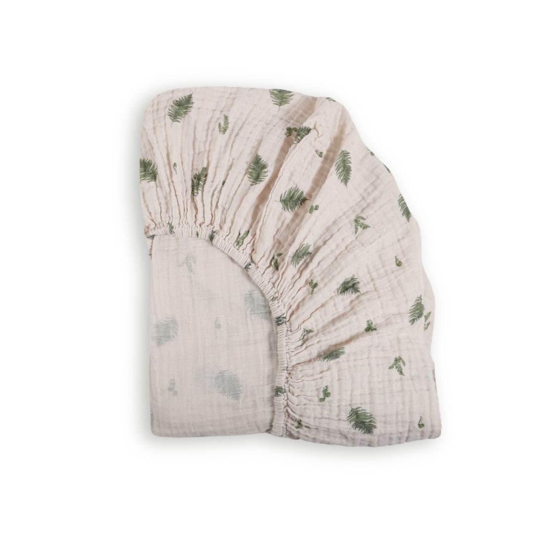 Ensemble de draps contours - Fougère & Ivoire