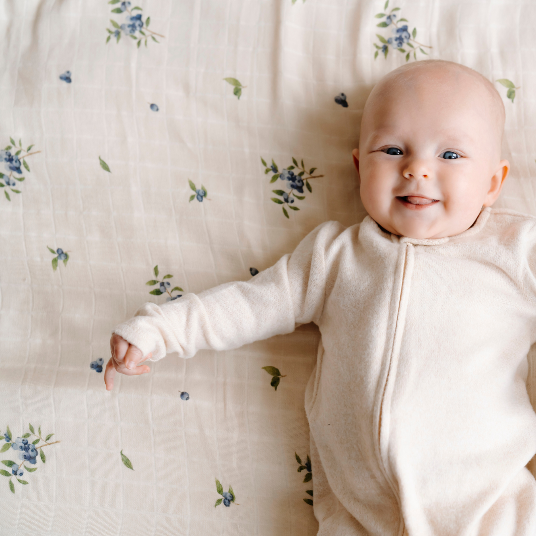 Ensemble lit simple Bleuet - Douillette, taie & draps