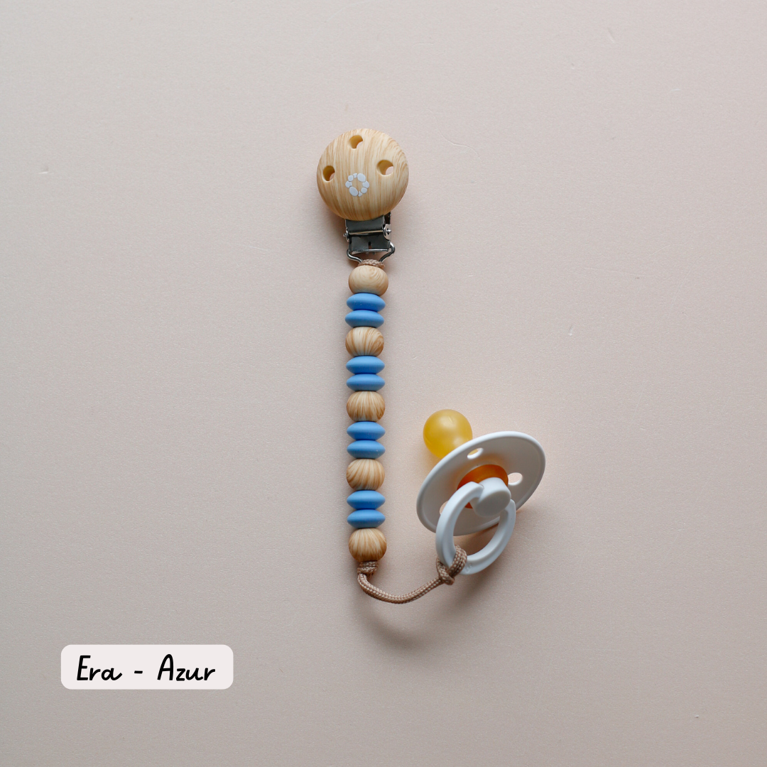 $45 Baby Gift Set | Organic Muslin Swaddle + Pacifier Clip