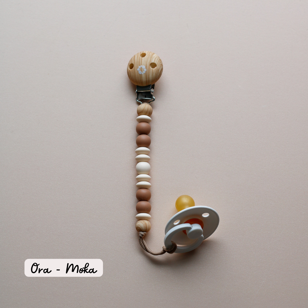 $45 Baby Gift Set | Organic Muslin Swaddle + Pacifier Clip