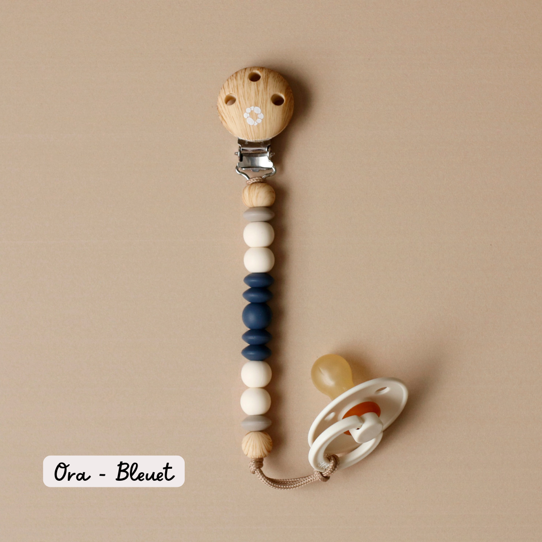 $45 Baby Gift Set | Organic Muslin Swaddle + Pacifier Clip