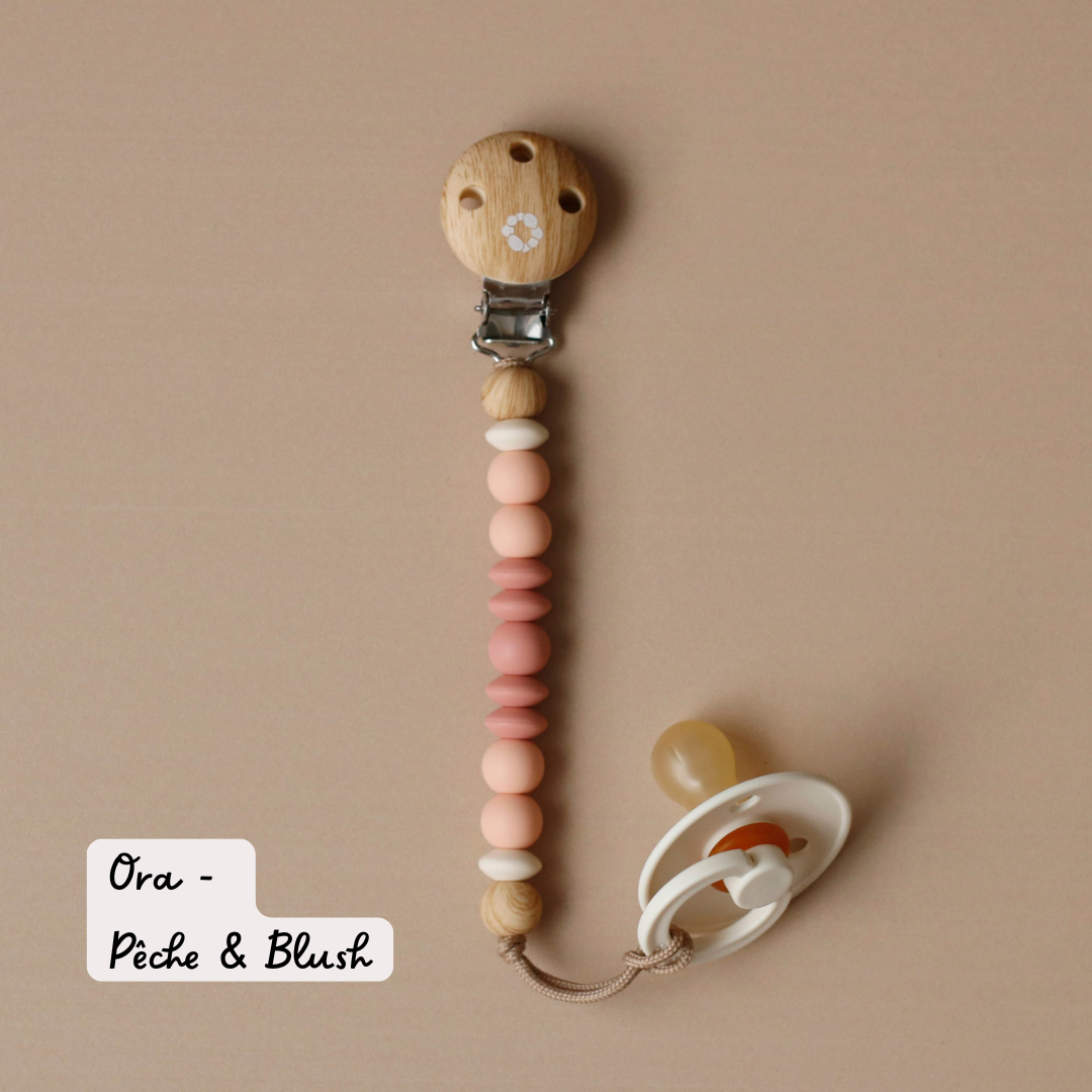 $45 Baby Gift Set | Organic Muslin Swaddle + Pacifier Clip