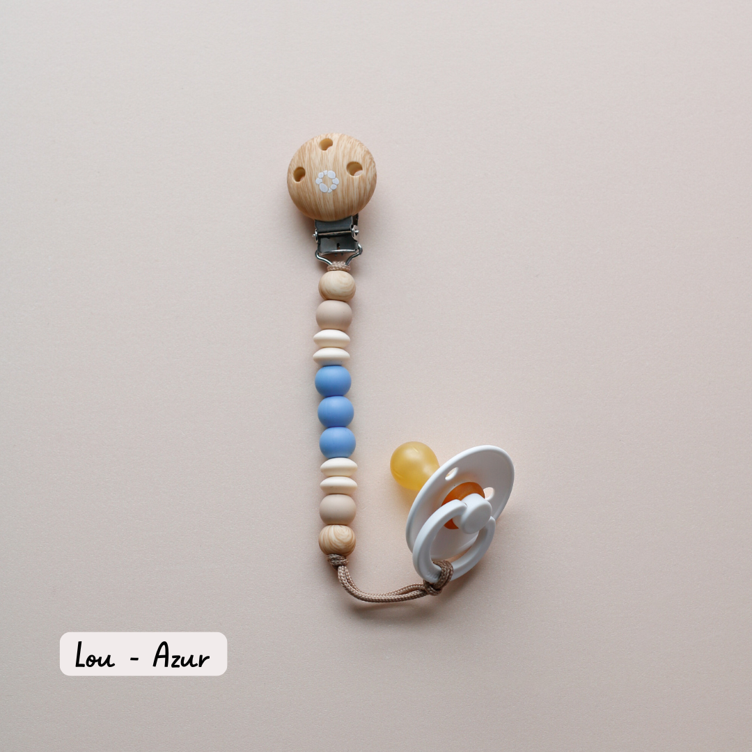 $45 Baby Gift Set | Organic Muslin Swaddle + Pacifier Clip