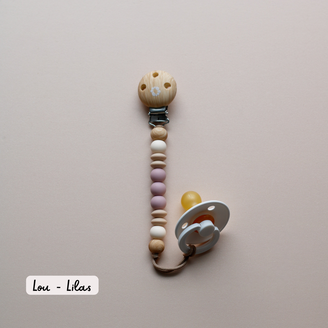 $45 Baby Gift Set | Organic Muslin Swaddle + Pacifier Clip