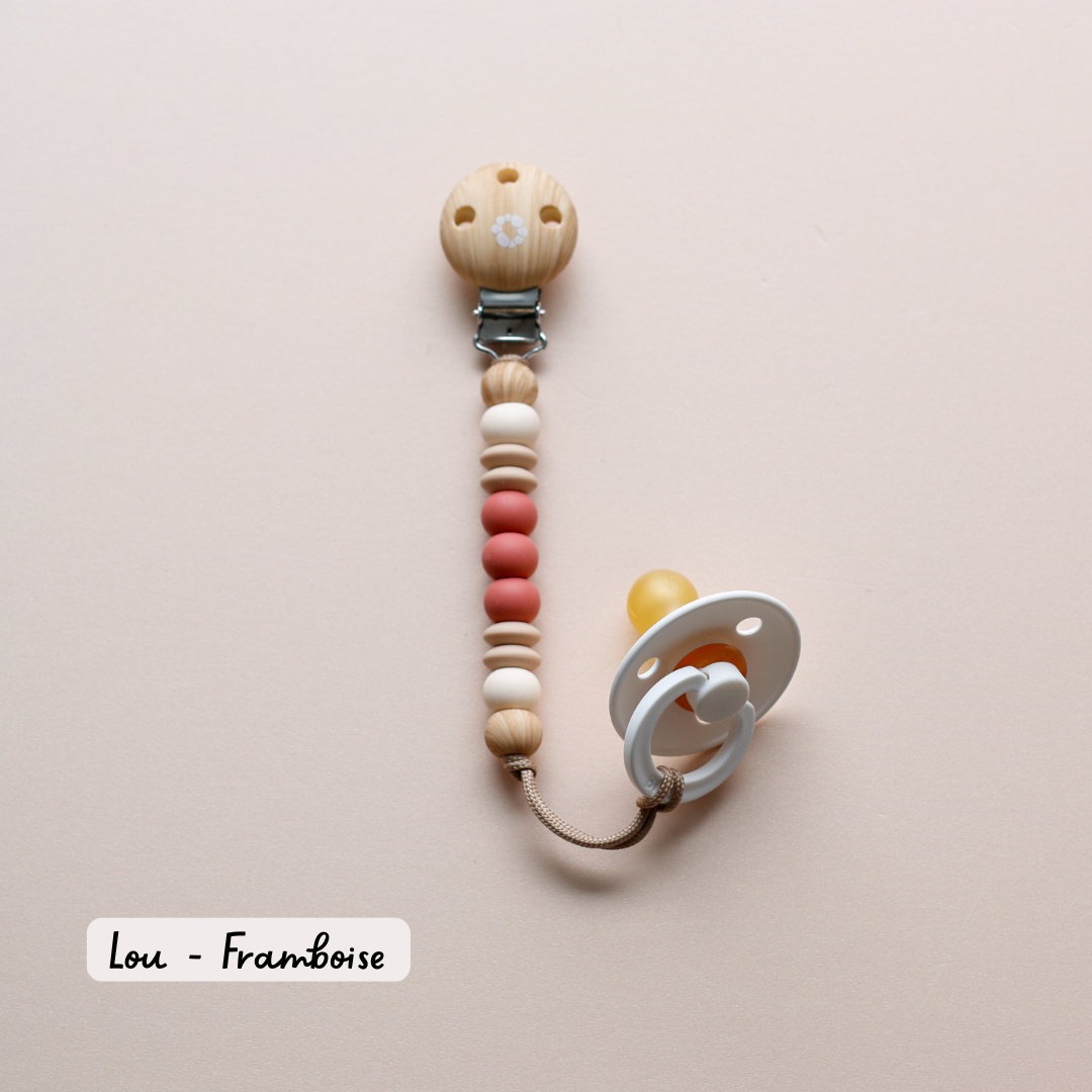 $45 Baby Gift Set | Organic Muslin Swaddle + Pacifier Clip
