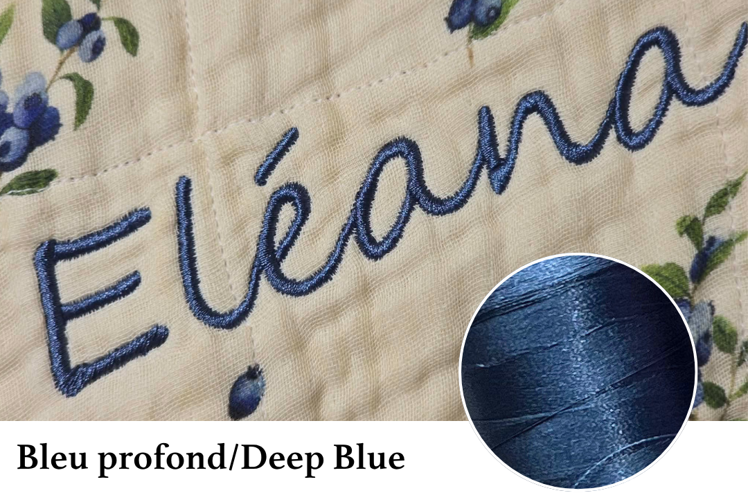 Couverture en mousseline personnalisée | Broderie sur mesure