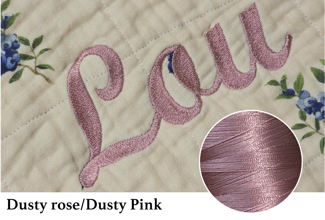 Couverture en mousseline personnalisée | Broderie sur mesure